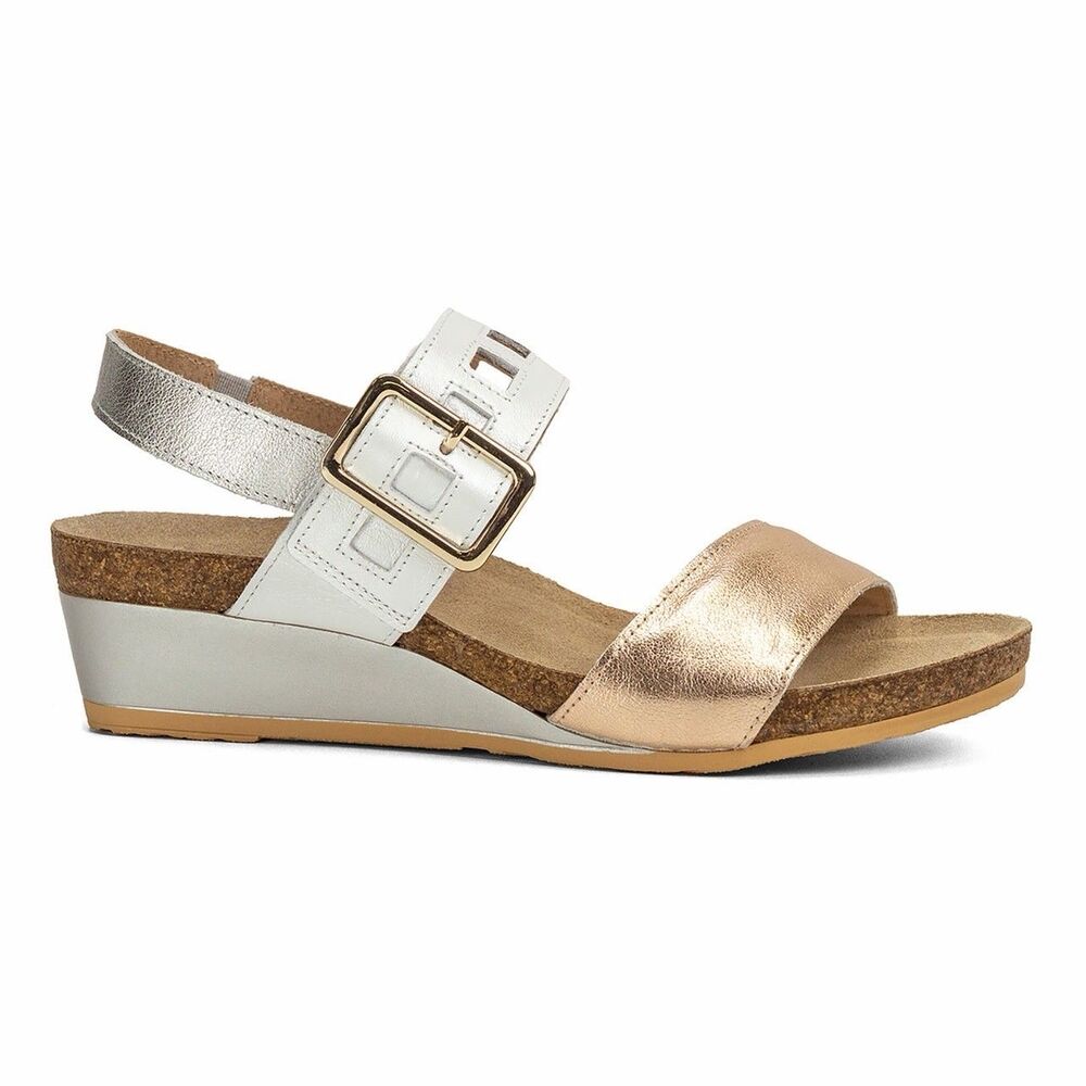 Naot Dynasty Womens Wedge Sandals Size 36 Comfort Orthopedic Style